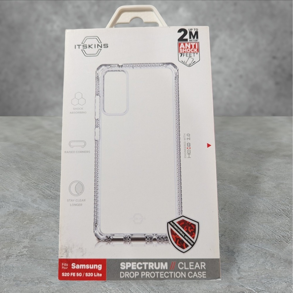 T2 Itskins Spectrum Clear Case For Samsung S20 FE 5G / S20 Lite See Description